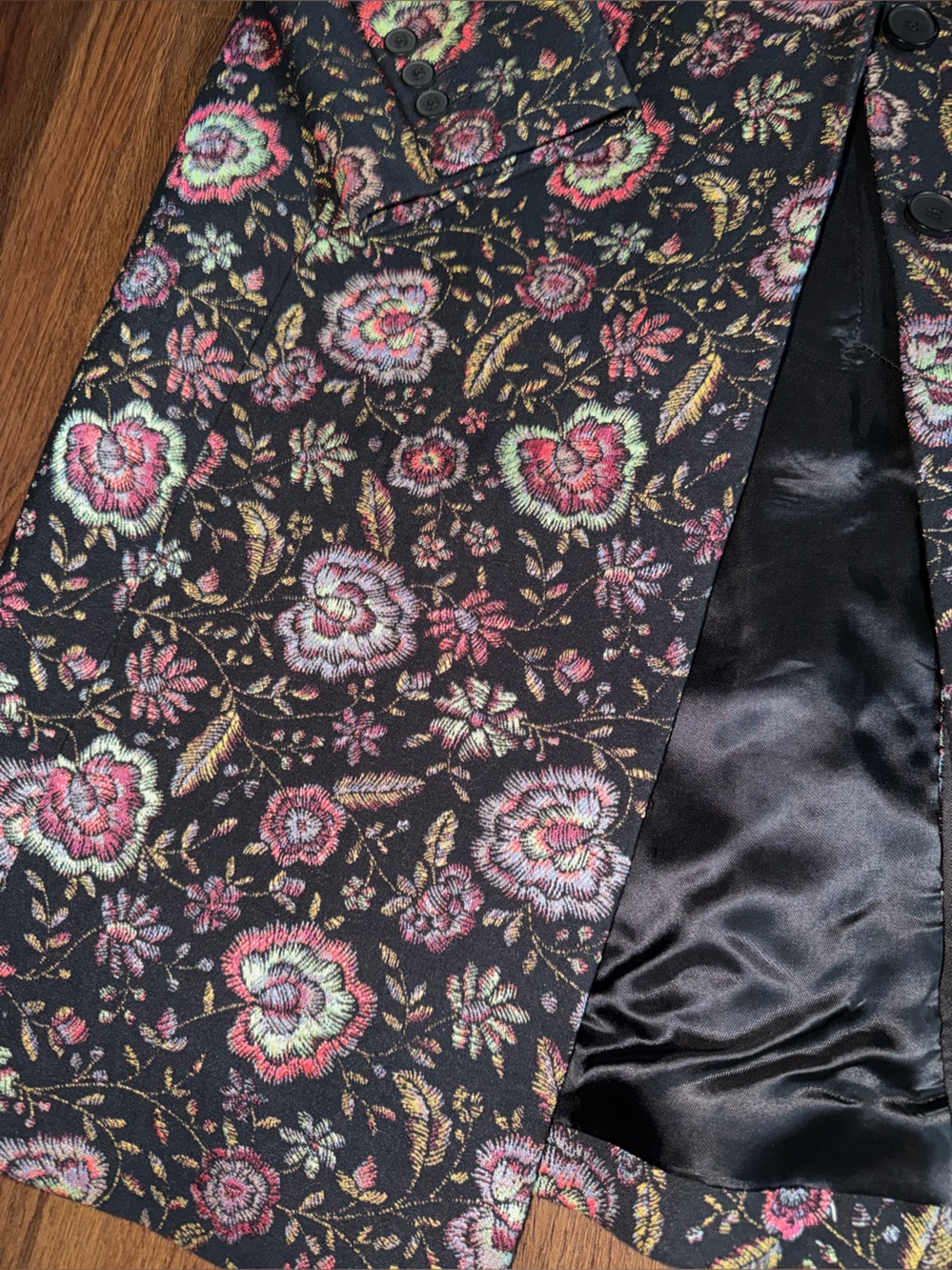 Rare Hobbs Palace collection embroidered brocade coat NWT $600 summer jacket - Picture 5 of 15